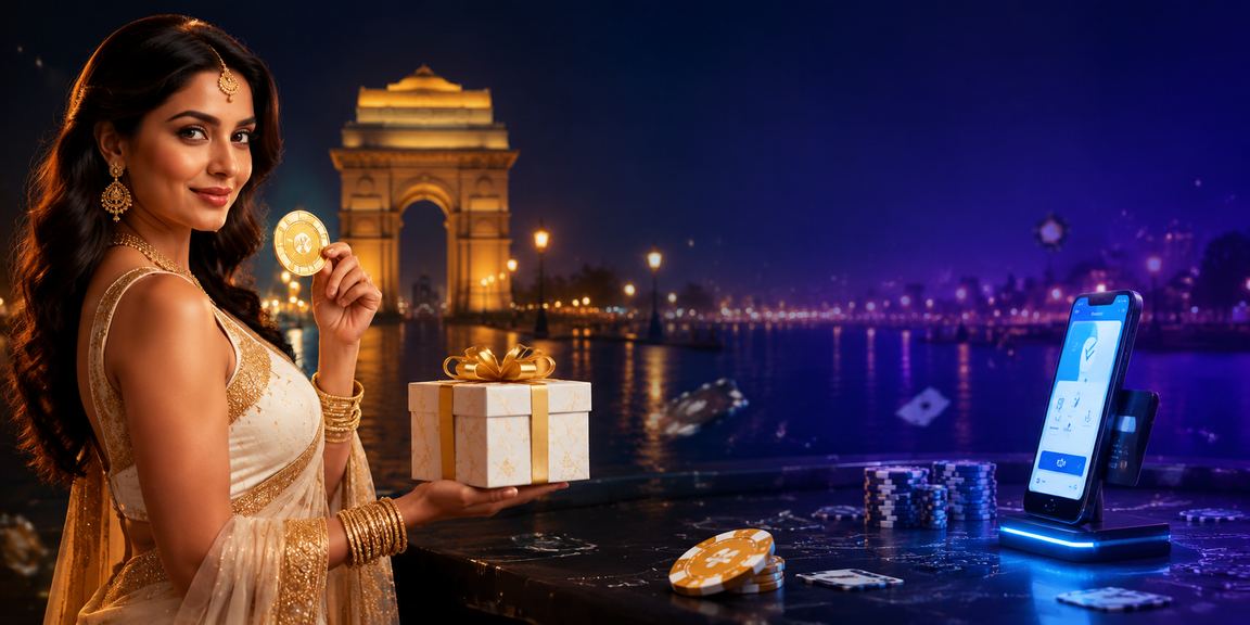 Indian player using mobile device to register for online poker